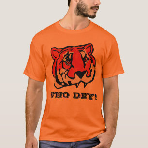ORANJE EN ZWARTE STRIPEN T-SHIRT