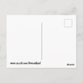 Oranje en zwarte vlinders met zwarte grenzen briefkaart (Achterkant)