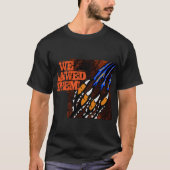 ORANJE EN ZWARTE WETTEN T-SHIRT (Voorkant)