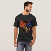 ORANJE EN ZWARTE WETTEN T-SHIRT (Voorkant volledig)
