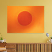 Oranje Energy Ball Canvas (Insitu (Woonkamer))