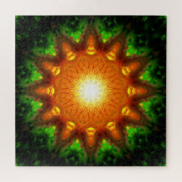 Oranje Energy Core | Mandala Legpuzzel