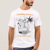 Oranje Engel Eend Orange County Chapter t-shirt (Voorkant)