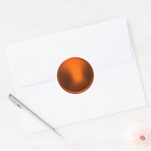 Oranje enveloppe zegel (Envelop)
