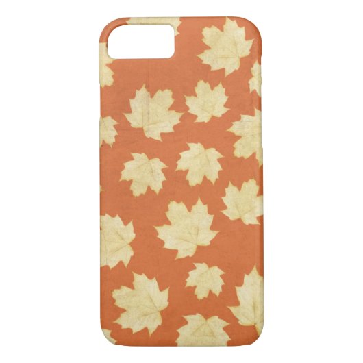 Oranje esdoornblad Case-Mate iPhone case (Achterkant)
