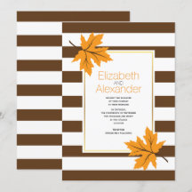 Oranje esdoornbladeren en bruinstroken komen bij h