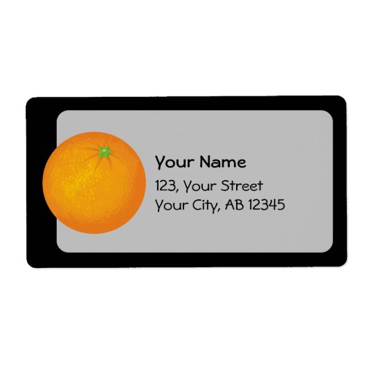 Oranje Etiket (Voorkant)