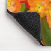 Oranje Euphorbia Mousepad Muismat (Hoek)