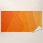 Oranje Fade Strandlaken (Voorkant)