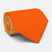 Oranje Fade Stropdas (Opgerold)