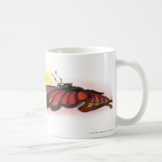 Oranje Faerie Koffiemok (Rechts)