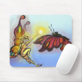 Oranje Faerie Muismat (Met muis)