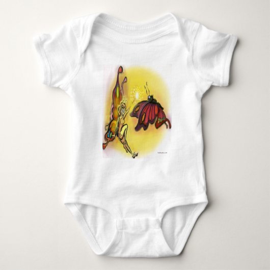 Oranje Faerie Romper (Voorkant)