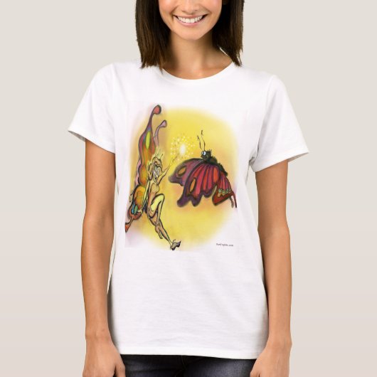 Oranje Faerie T-shirt (Voorkant)