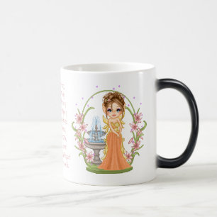  Oranje Faery Pixel Art Magische Mok