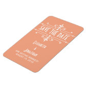 Oranje Fancy Versiering sparen de Magneet van de D (Linkerzijde)