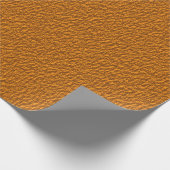 Oranje faux textuur verkreukeld papier (Hoek)