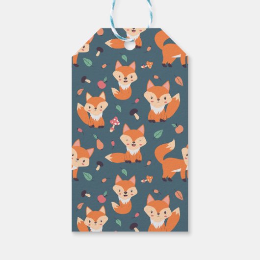 Oranje faxen Afbeelding Afbeelding illustratie Dan Cadeaulabel (Achterkant)