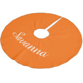 Oranje feestdag met persoonlijke naam kerstboom rok (Gekanteld)