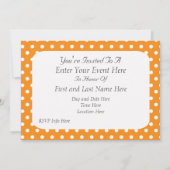 Oranje feestelijke uitnodiging (Achterkant)