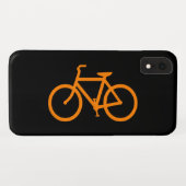 Oranje fiets Case-Mate iPhone case (Achterkant (horizontaal))