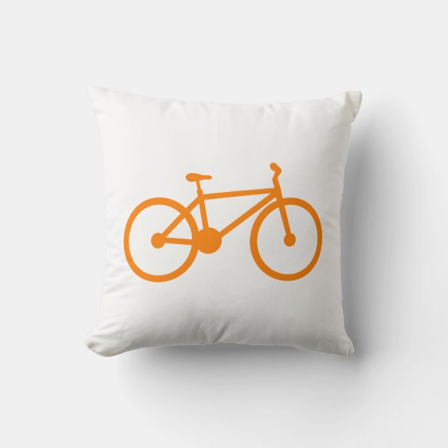 Oranje fiets kussen (Voorkant)