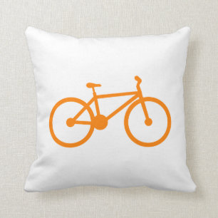 Oranje fiets kussen