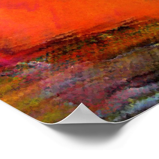 Oranje FIne Art Print (Hoek)