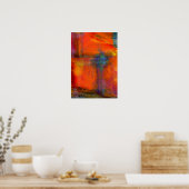 Oranje FIne Art Print (Keuken)