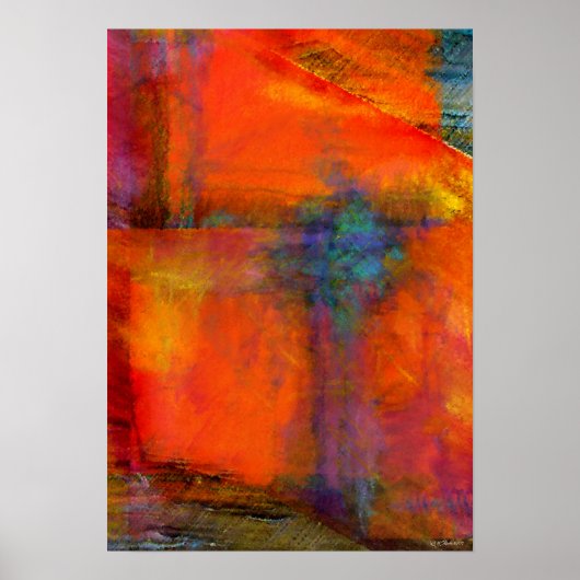 Oranje FIne Art Print (Voorkant)