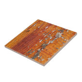 Oranje flakkering tegeltje (Zijkant)