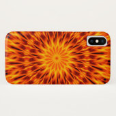 Oranje Flames Kaleidoscope Case-Mate iPhone Case (Achterkant (horizontaal))