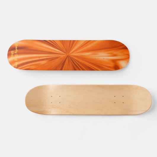 ORANJE FLAMING SHREDDER PRO SKATEBOARDS (Horizontaal)