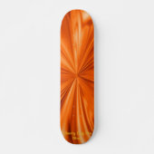 ORANJE FLAMING SHREDDER PRO SKATEBOARDS (Voorkant)