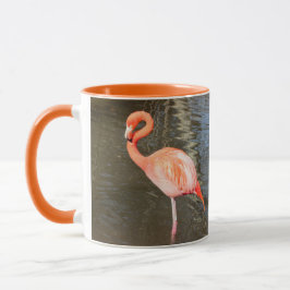 Oranje Flamingo Foto Mok
