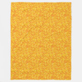 Oranje fleece deken (Voorkant)