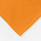 Oranje Fleece Deken (Hoek)