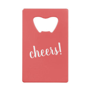 Oranje flessenopening: kauwen! creditkaart flessenopener