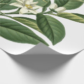  Oranje flessenpatroon op wit Cadeaupapier (Hoek)