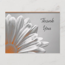 Oranje Floral Belangrijkste kenmerken Briefkaart