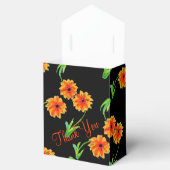 Oranje Floral Favoriet Box Bedankdoosjes (Geopend)