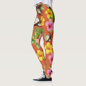 Oranje Floral Leggings (Links)