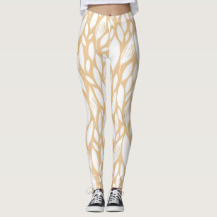 Oranje Floral Leggings