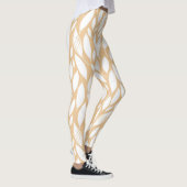 Oranje Floral Leggings (Rechts)