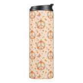 Oranje Floral Patroon Thermosbeker (Gedraaid links)