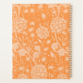 Oranje Floral Planner (Achterkant)