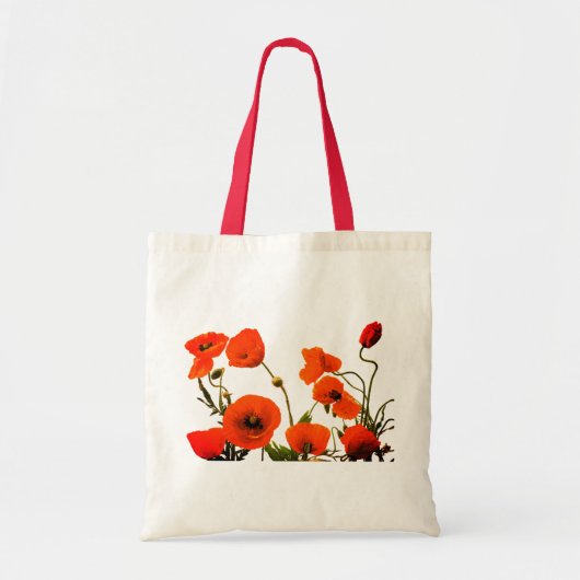 Oranje Floral Waterverf Bright bruidsmeisje Tote Bag (Voorkant)