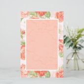 Oranje floreel roos (Staand voorkant)