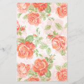 Oranje floreel roos (Achterkant)