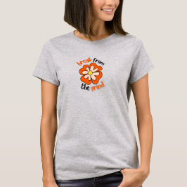 Oranje Flower BFTG T-shirt